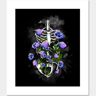 Rib Cage Floral 13 Posters and Art